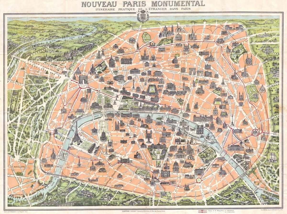 Plan of Paris