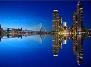 Puzzel met Skyline van Rotterdam – Lastige Puzzel - Volwassenen - 500 Stukjes