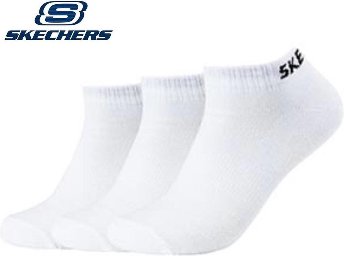 Skechers - Basic Sneaker Unisex Maat Wit 43-46
