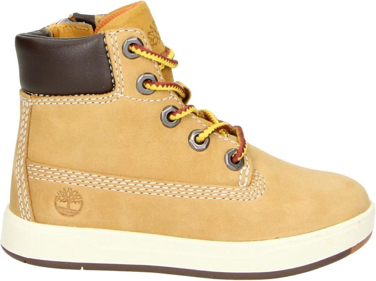 Timberland Davis Square Jongens Veterboots - Geel - Maat 25