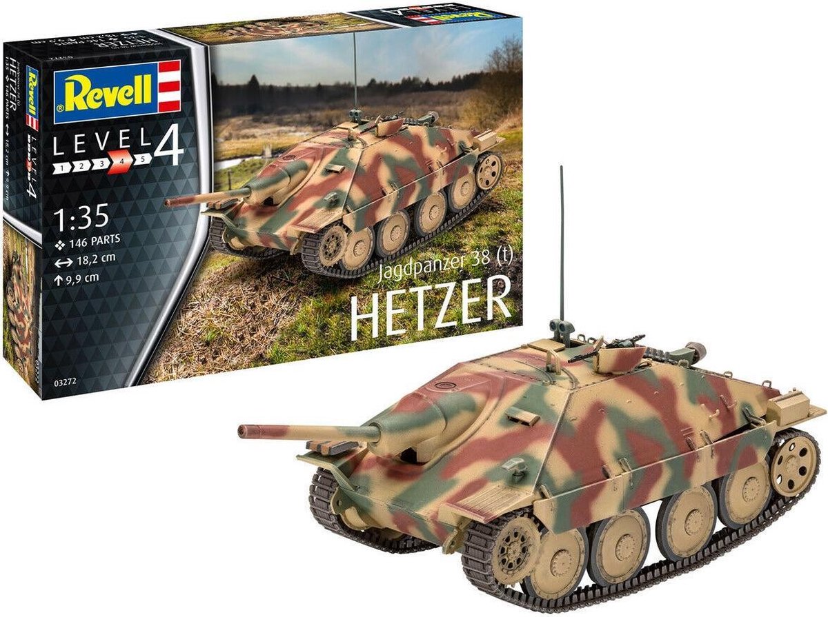 Jagdpanzer 38 (t) Hetzer - 1:35 - Revell