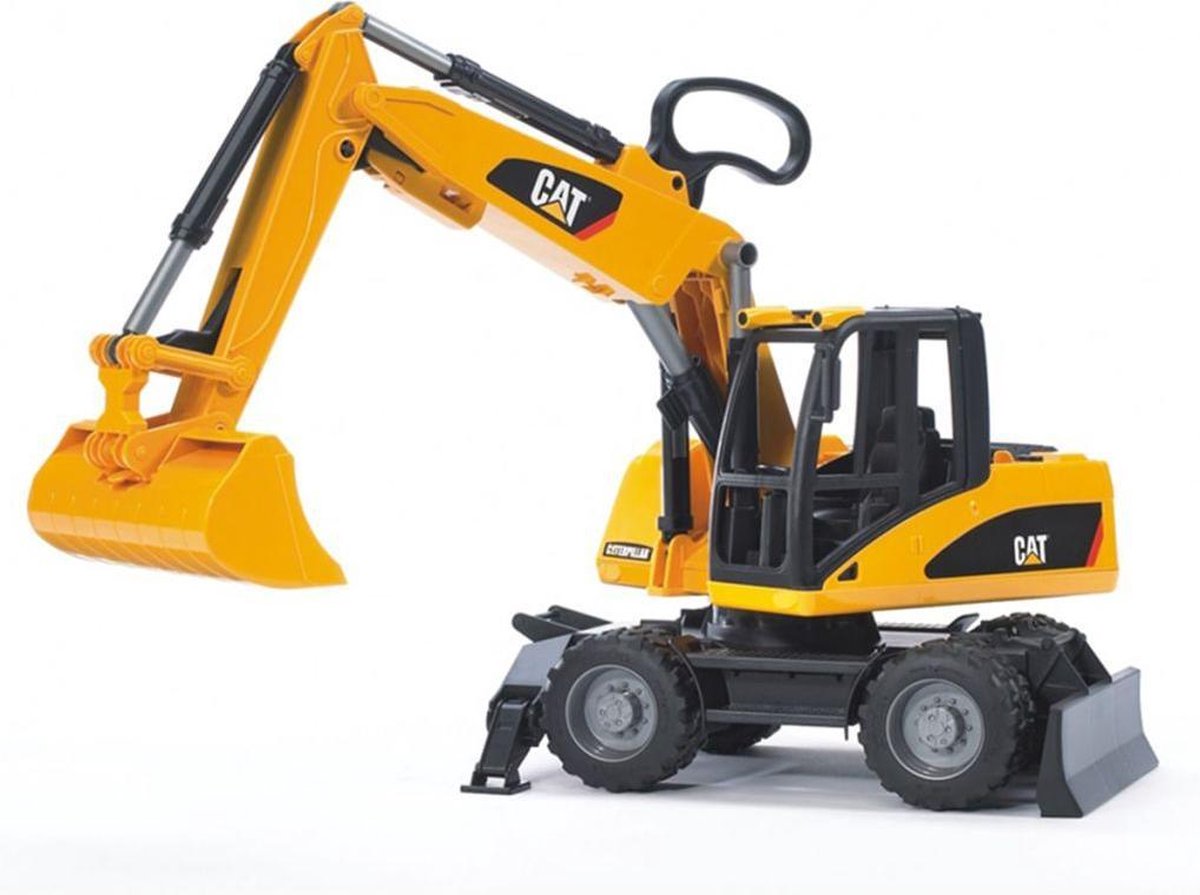 Bruder 02445 – Cat® Graafmachine op Wielen - Werkvoertuig