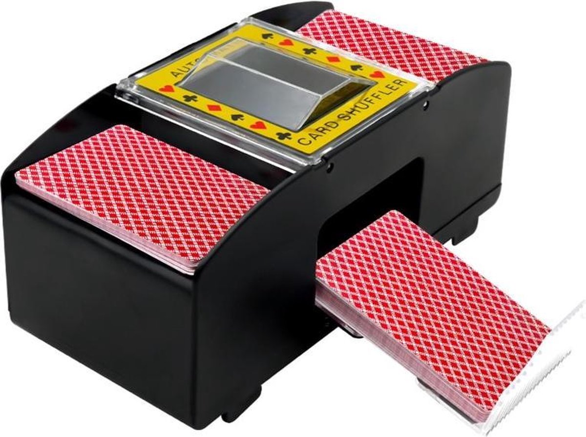 Elektrische Kaartenschudmachine - Kaartenschudder - Schudmachine voor Kaarten op Batterijen - Automatische Schudder voor Kaarten