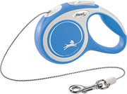 Hondenriem - looplijn - FLEXI rollijn NEW COMFORT Koord - XS - Blauw - 3 meter
