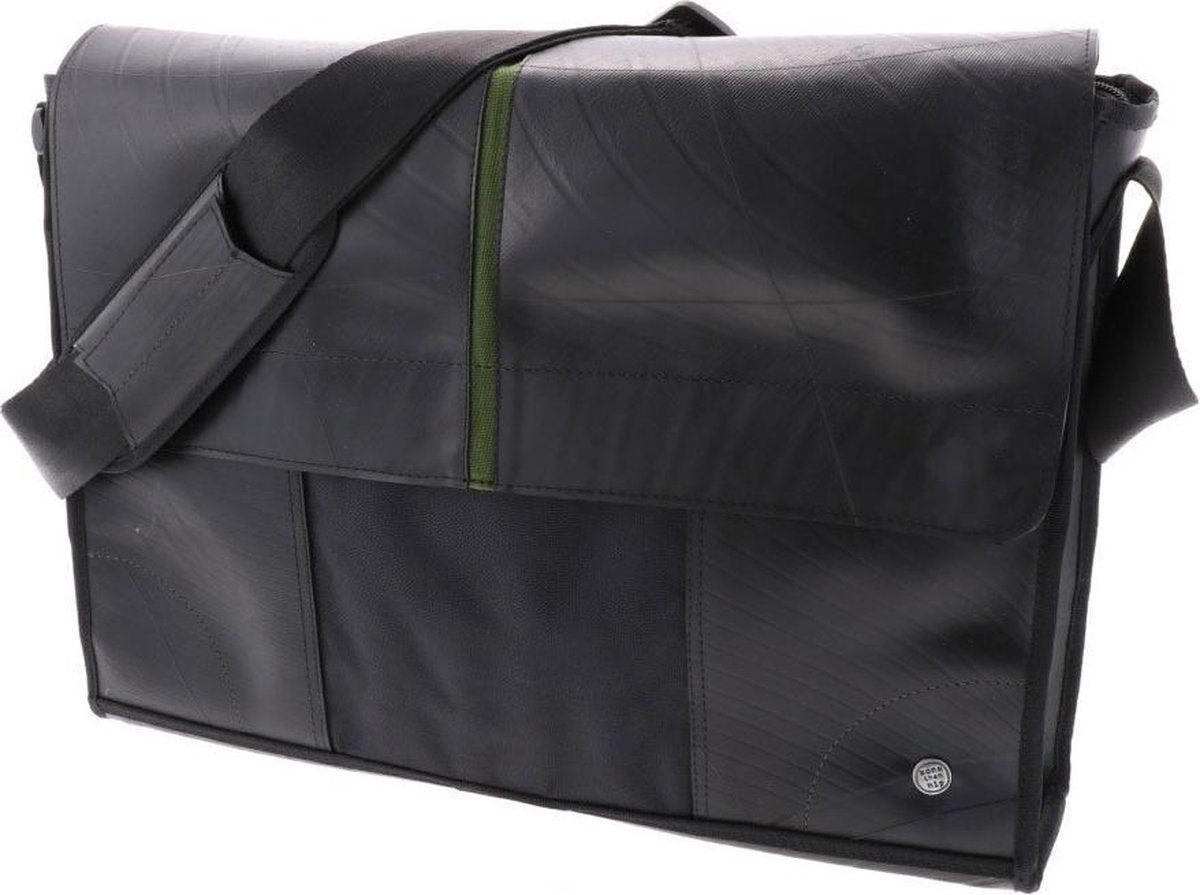 Portatil - 16/17 inch laptoptas autoband - legergroen