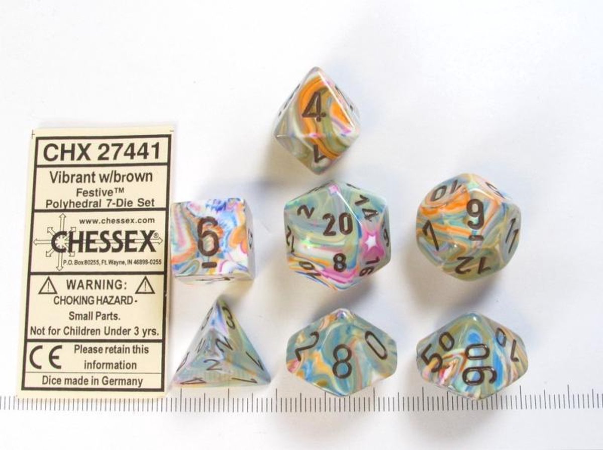 Chessex dobbelstenen set
