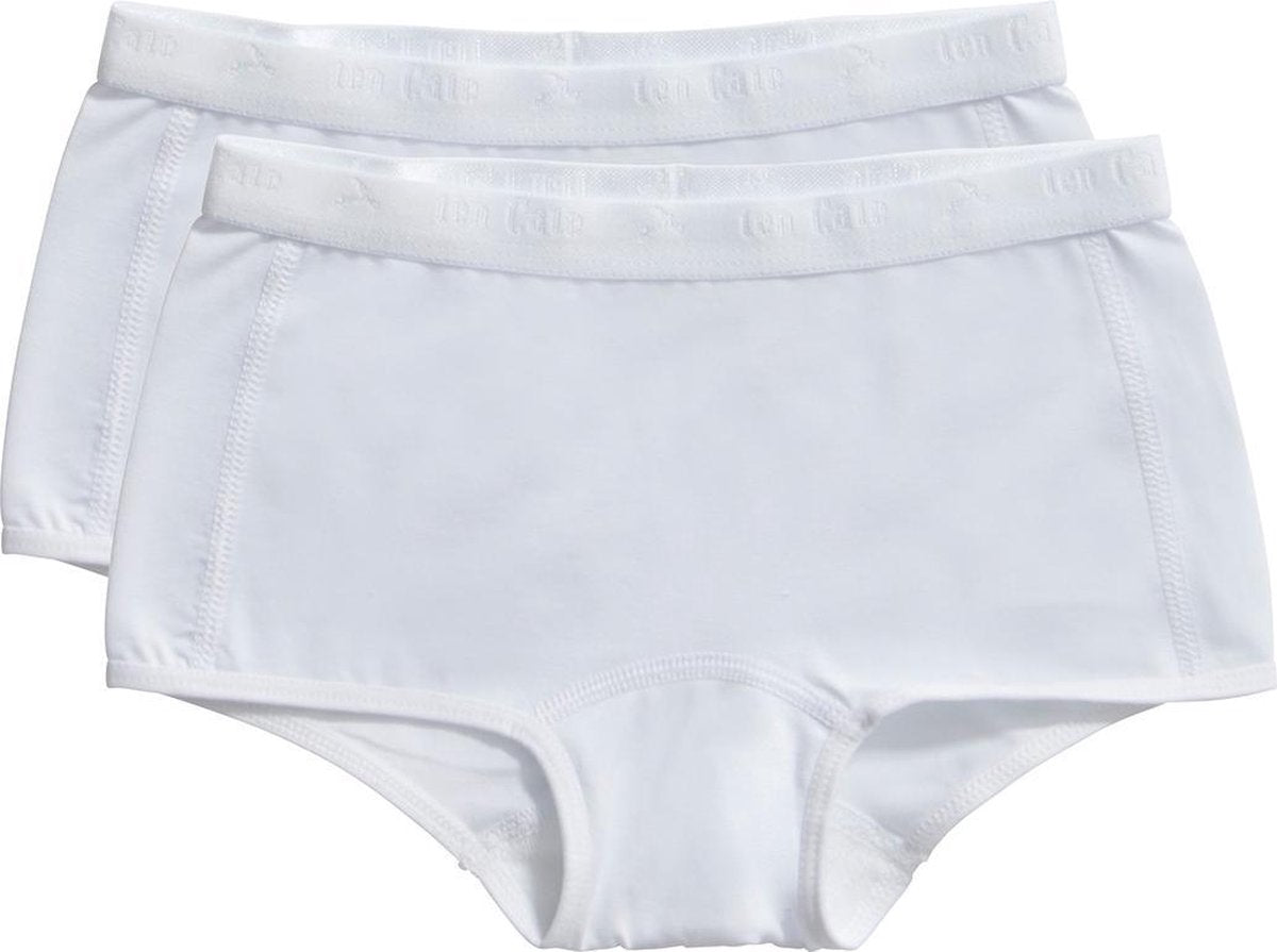 Ten Cate Meisjes 2Pack Short 31120 White-98/104