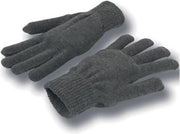 Dun gebreide sporthandschoen - grijs - maat L/XL