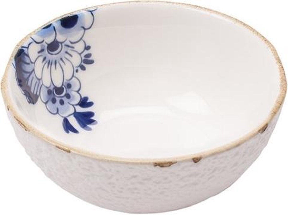Heinen - Blauw Bloesem - Dipschaaltje 8cm h3