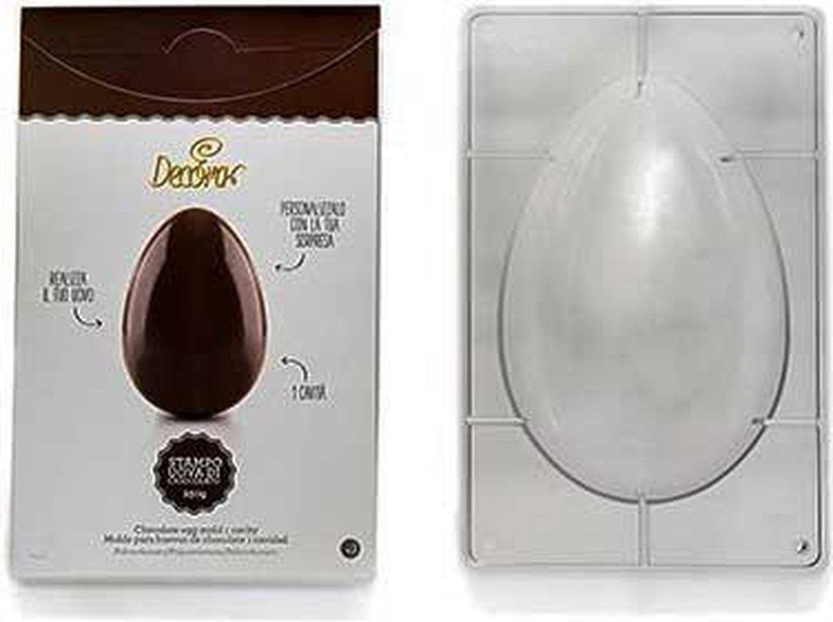 Chocolade mal 1 mega half ei 330x215 mm Decora