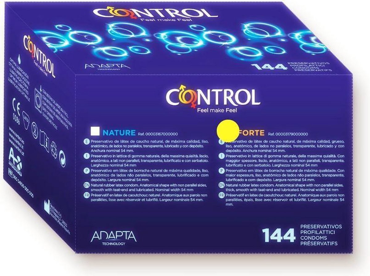 Control adapta forte box 144 units.