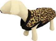 BODYWARMER MET LUIPAARD PRINT VOOR HONDEN - L-M (lengte rug 56 cm