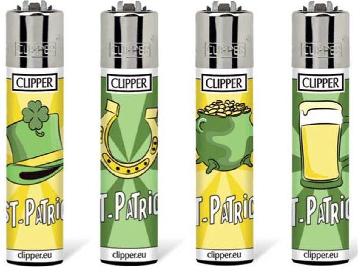 Clipper Aansteker - St Patrick - 4 stuks