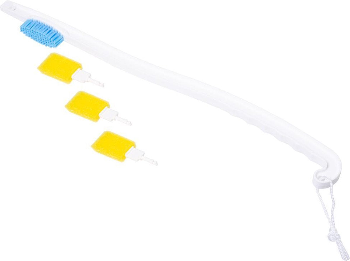 Vitility - teenwashulp borstel - geel