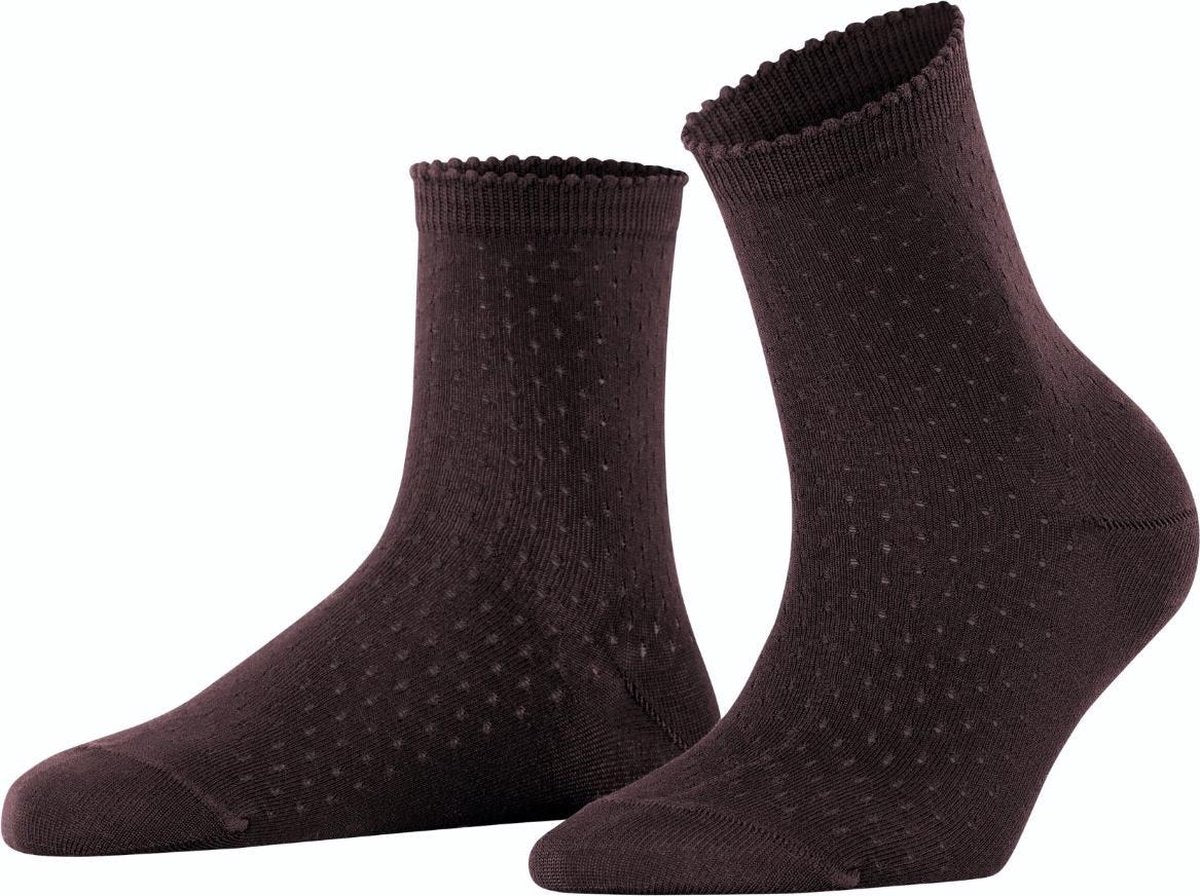 FALKE Pointelle Sokje Dames 46409 - Rood 8596 barolo Dames - 35-38