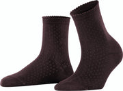 FALKE Pointelle Sokje Dames 46409 - Rood 8596 barolo Dames - 35-38