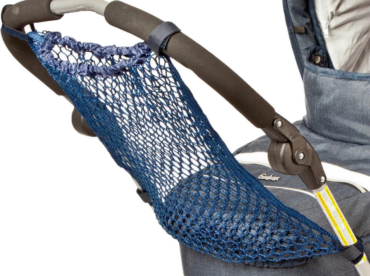 Altabebe - Boodschappennetzak voor kinderwagens en buggy's - Marineblauw - maat Onesize