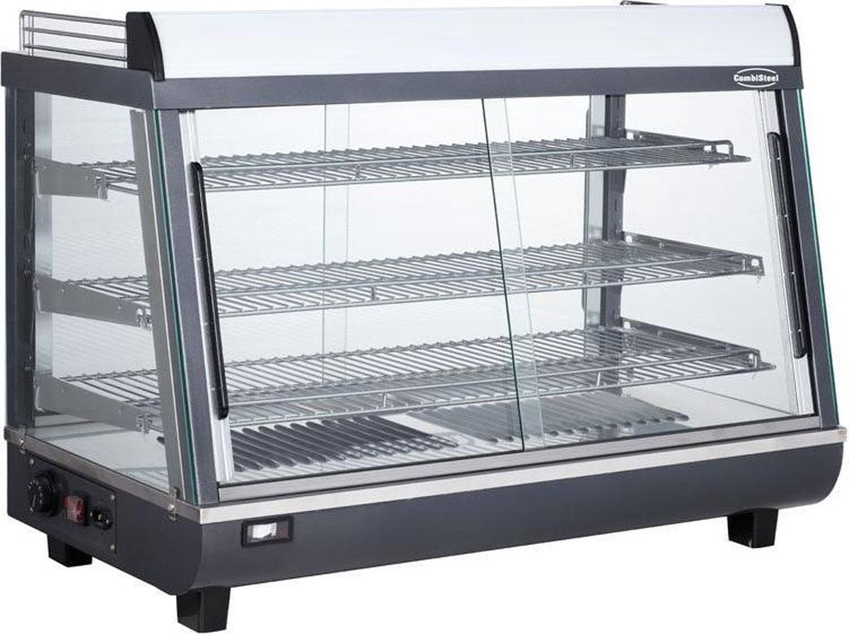 Professionele Warmhoudvitrine 136L | Combisteel | 7487.0100 | Horeca