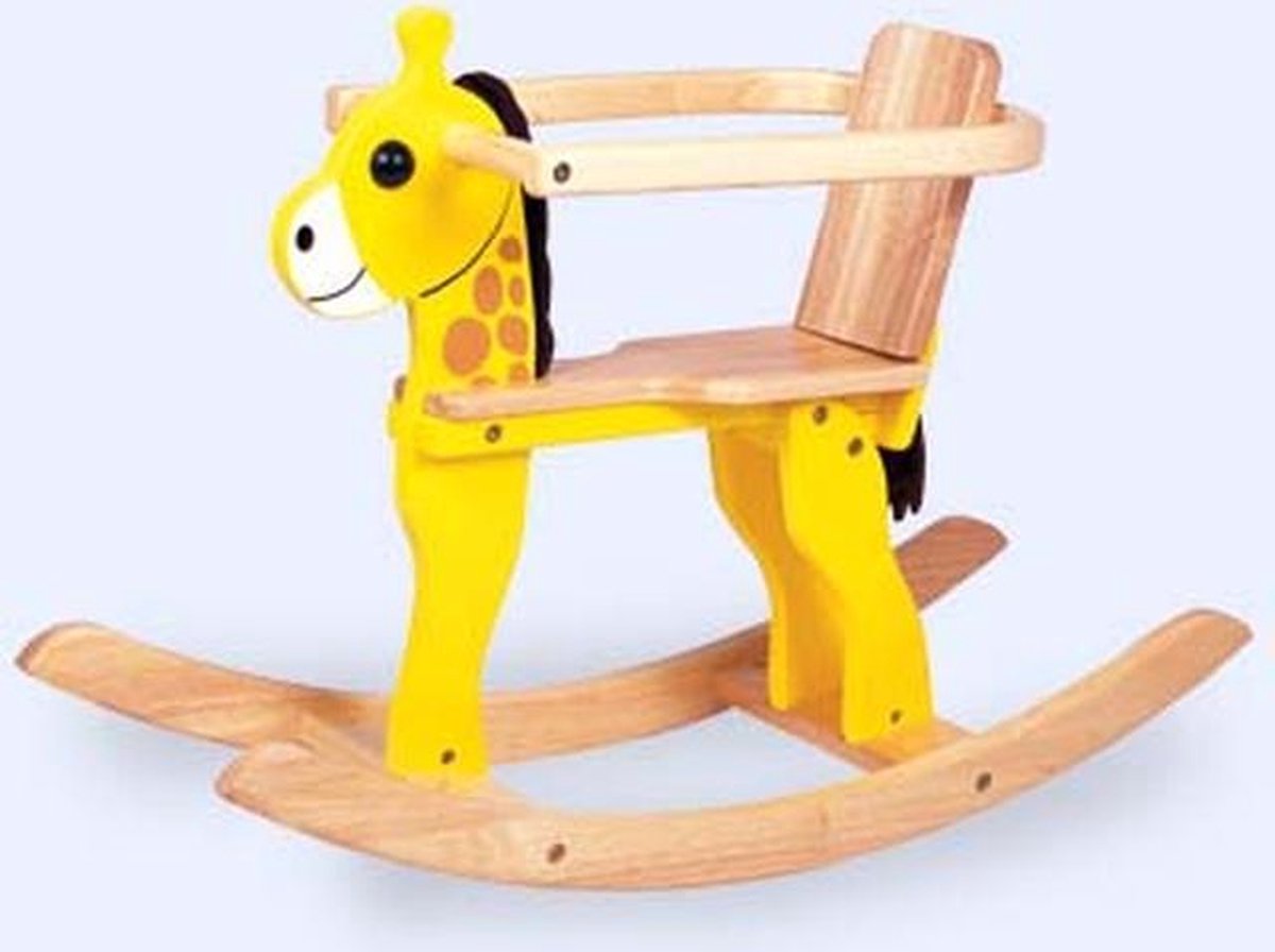 Houten Santoys hobbelgiraffe