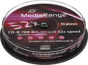 CDR 52x CB 700MB MediaR. 10St