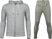 BB Bread & Buttons Trainingspakken Basic - Side Lines Joggingpak - Grijs - Maat: L