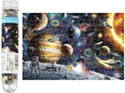 Mini Puzzel - Mini Stukjes - 234 Stuks - Astronaut met Planeten - 15