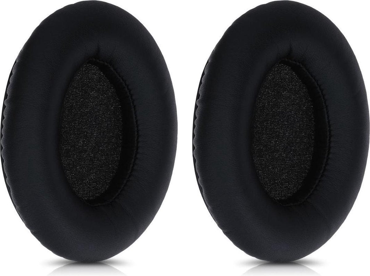 kwmobile 2x oorkussens voor TaoTronics BH060 koptelefoons - imitatieleer - voor over-ear-koptelefoon - zwart