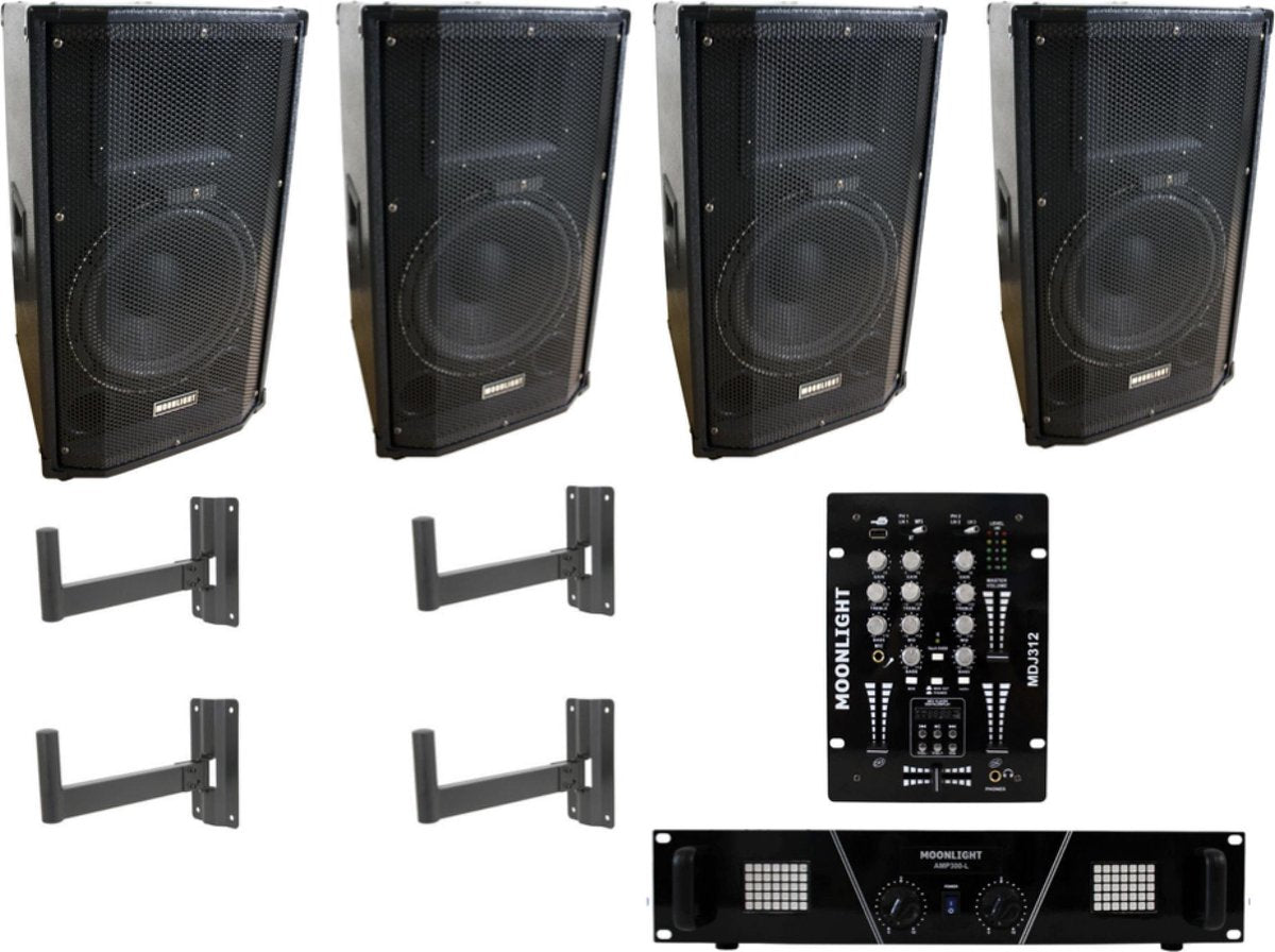 Cafe/ zaal Set A met 4x 400W