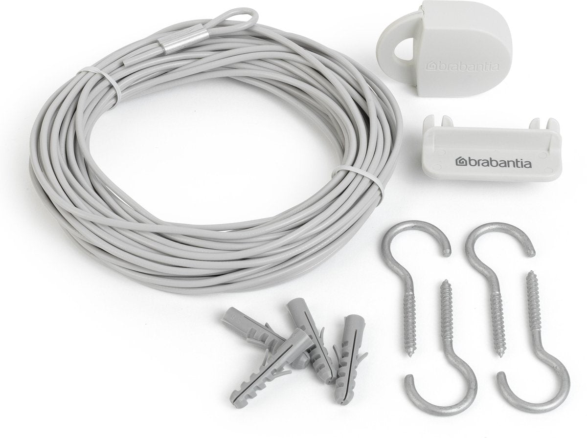 Brabantia Drooglijnset - 12 m - Wit