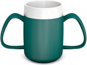 Warmhoudbeker met Dubbel Handvat - Blauwgroen