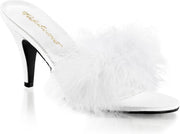 Fabulicious Muiltjes met hak -46 Shoes- AMOUR-03 US 15 Wit