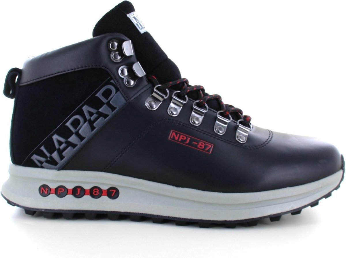 Napapijri - Slate Leather Boot - Zwart - Heren - maat  46