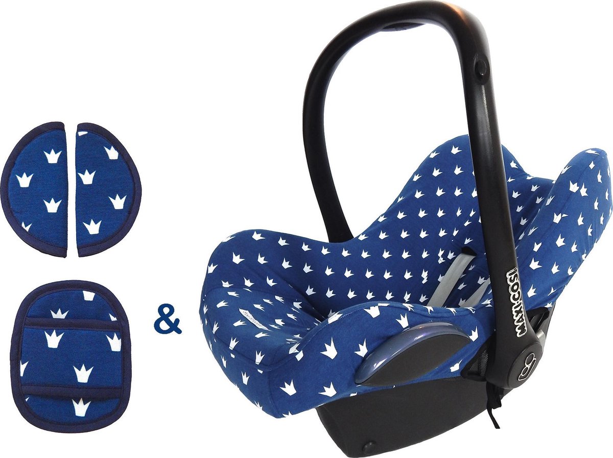 Wallabiezzz - SET - Maxi Cosi hoes & Gordelbeschermers - Cabriofix