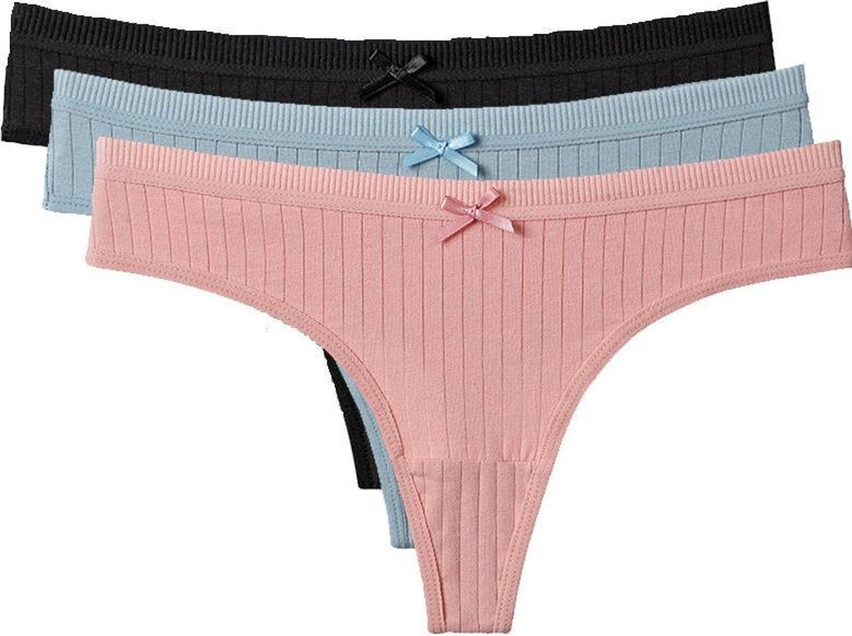3 Pak String met 3 verschillende Mooi kleuren "M"