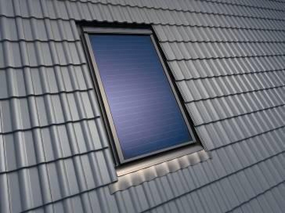 Solarline 1-collector indak schuin verticaal bovendaks