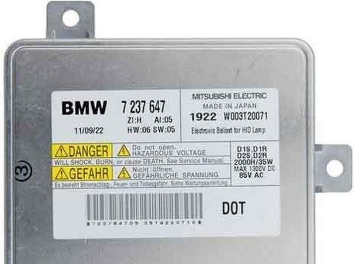 Ballast geschikt voor BMW en Mitsubishi