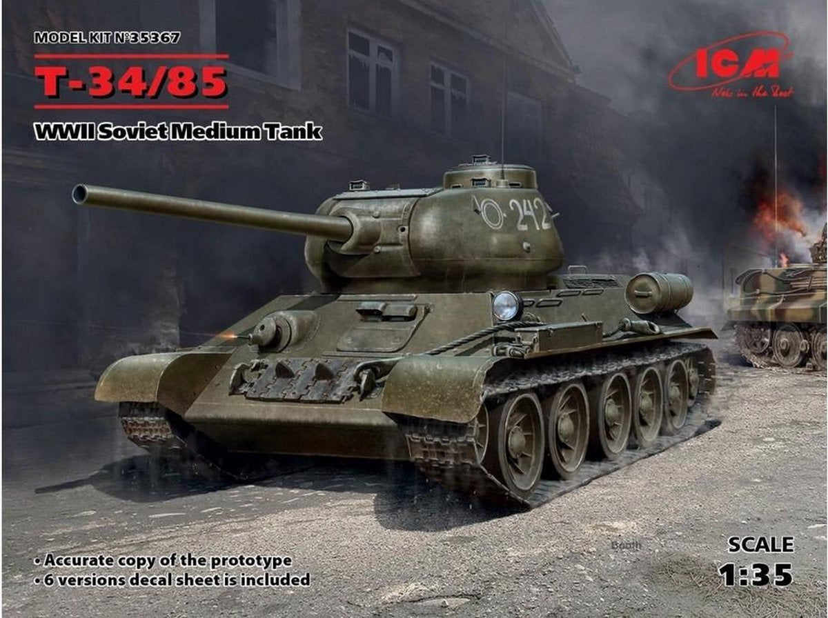ICM |  35367 | T34-85 | 1:35