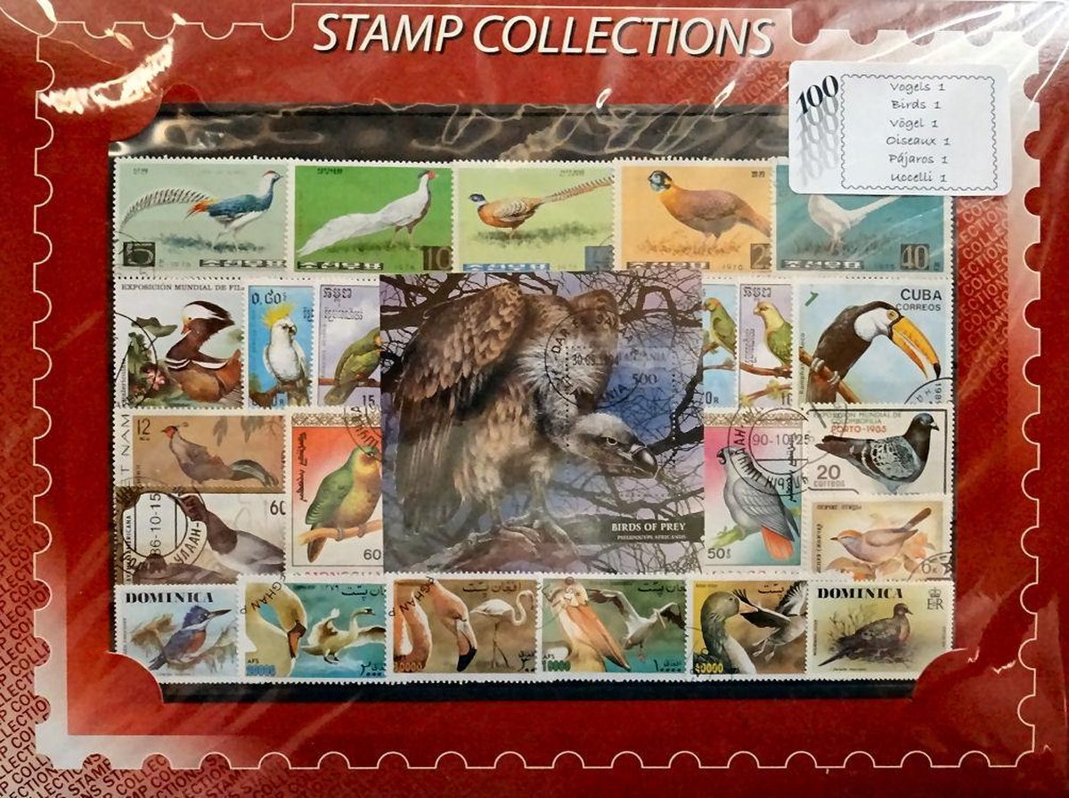 Thematisch Postzegelpakket Vogels 1
