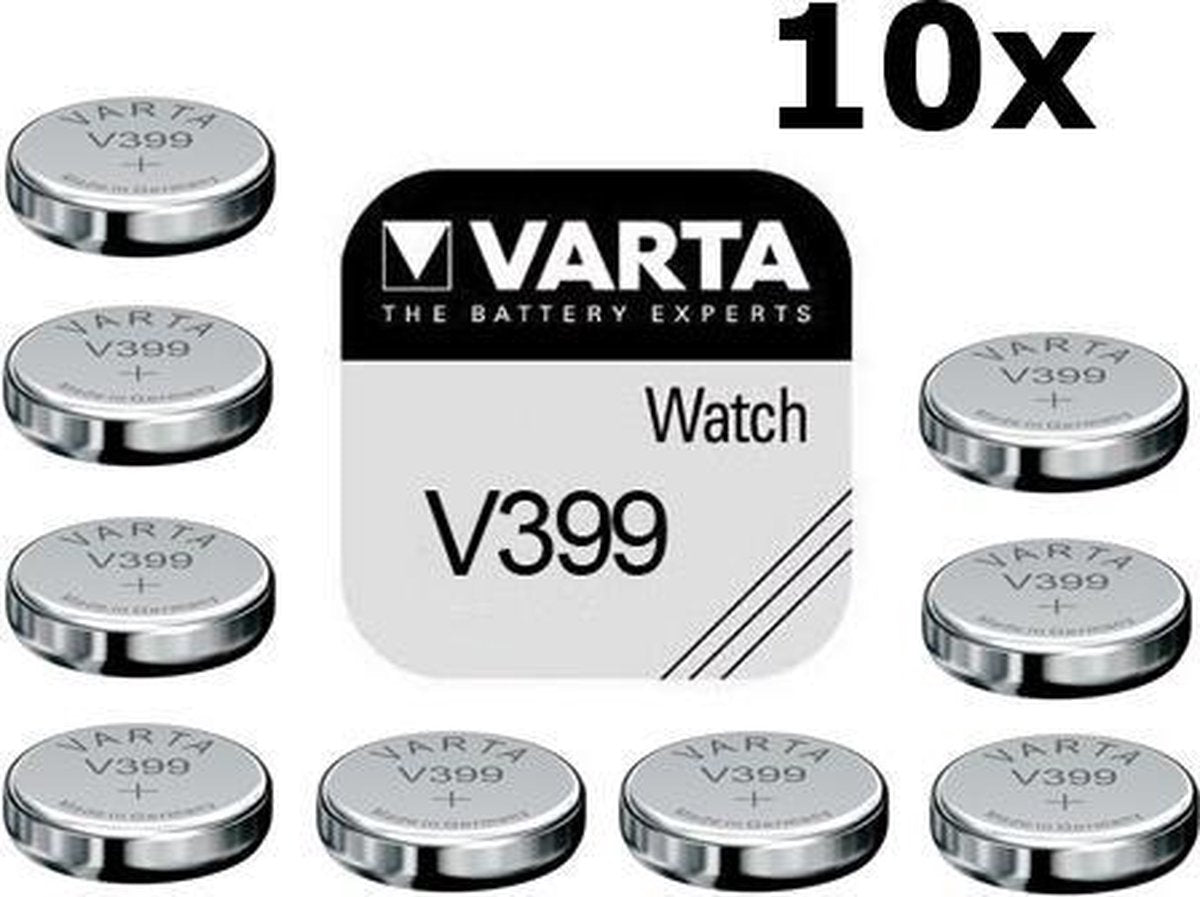 Varta V399 42mAh 1.55V knoopcel batterij - 10 stuks