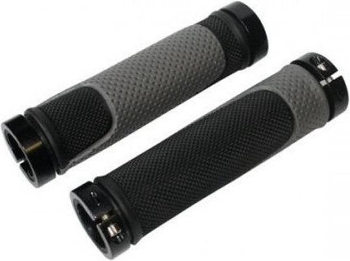 Cycle Tech Handvatten 13 Cm Zwart/grijs Per Paar
