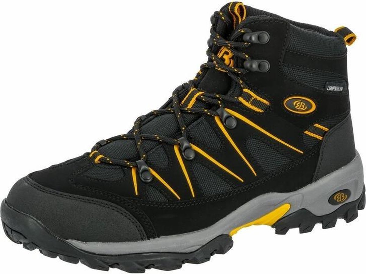 Brütting Wandelschoenen Mount Hunter High Zwart Nylon Maat 38