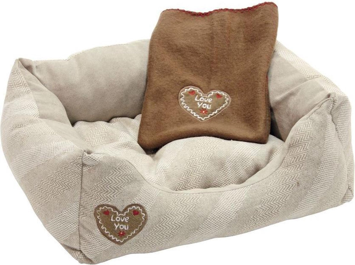 Hondenmand Snugly Love "Bruin" (37*47)