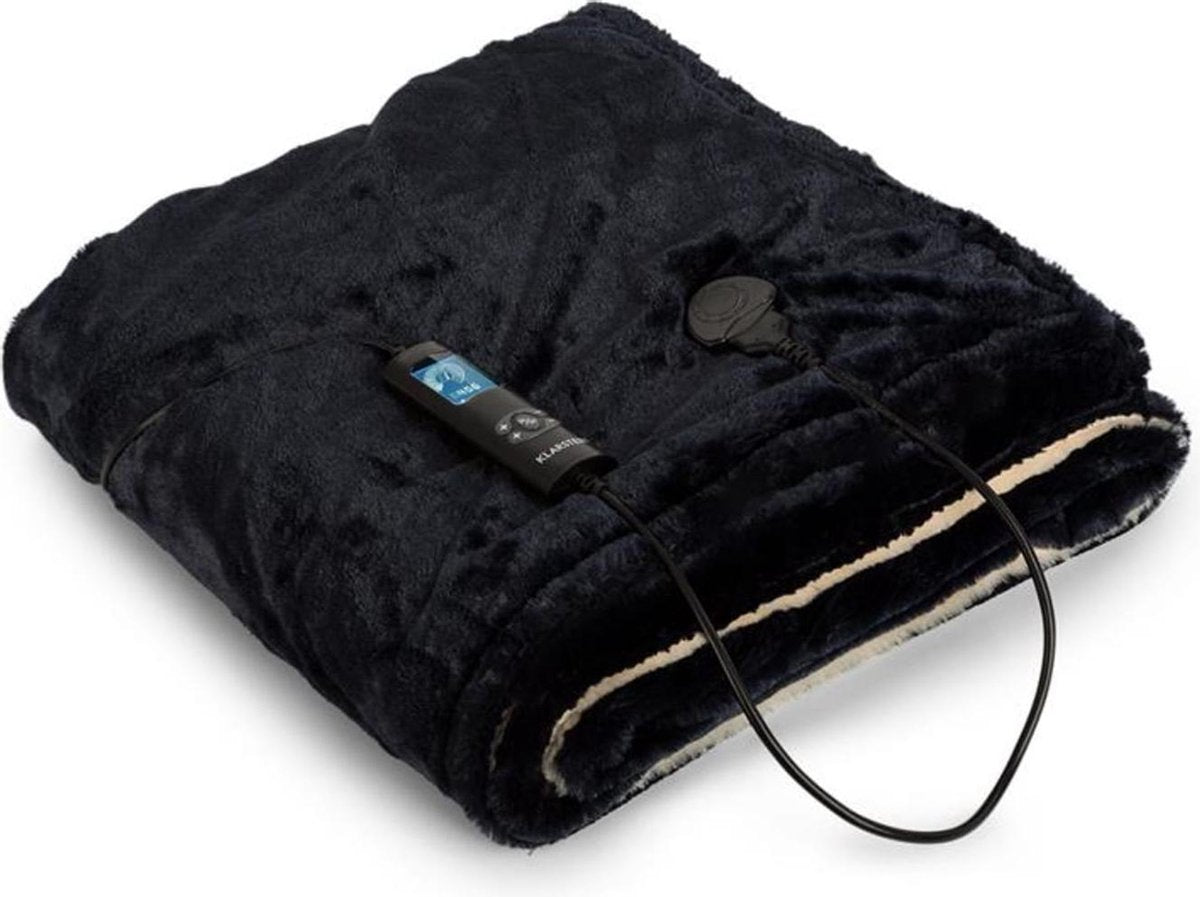 Klarstein Dr. Watson SuperSoft elektrische deken 120W 180x130cm knuffelzacht 