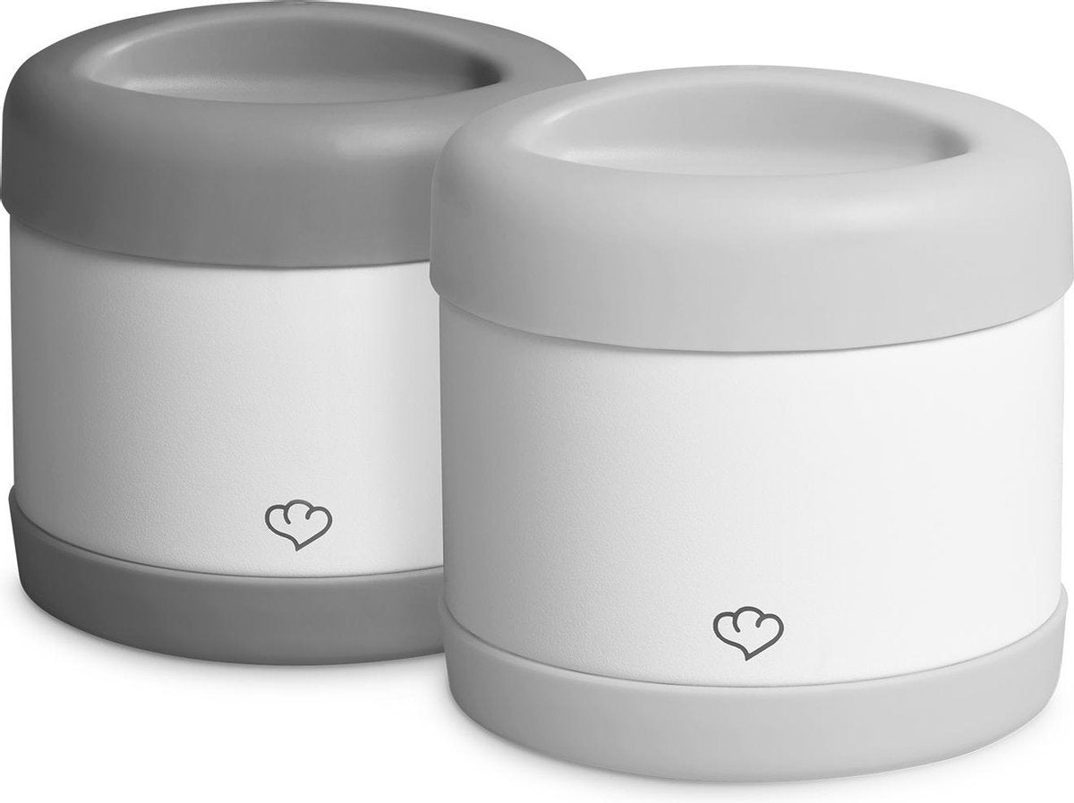 Geïsoleerde containers voor ijs - Set van 2 - 500 ml