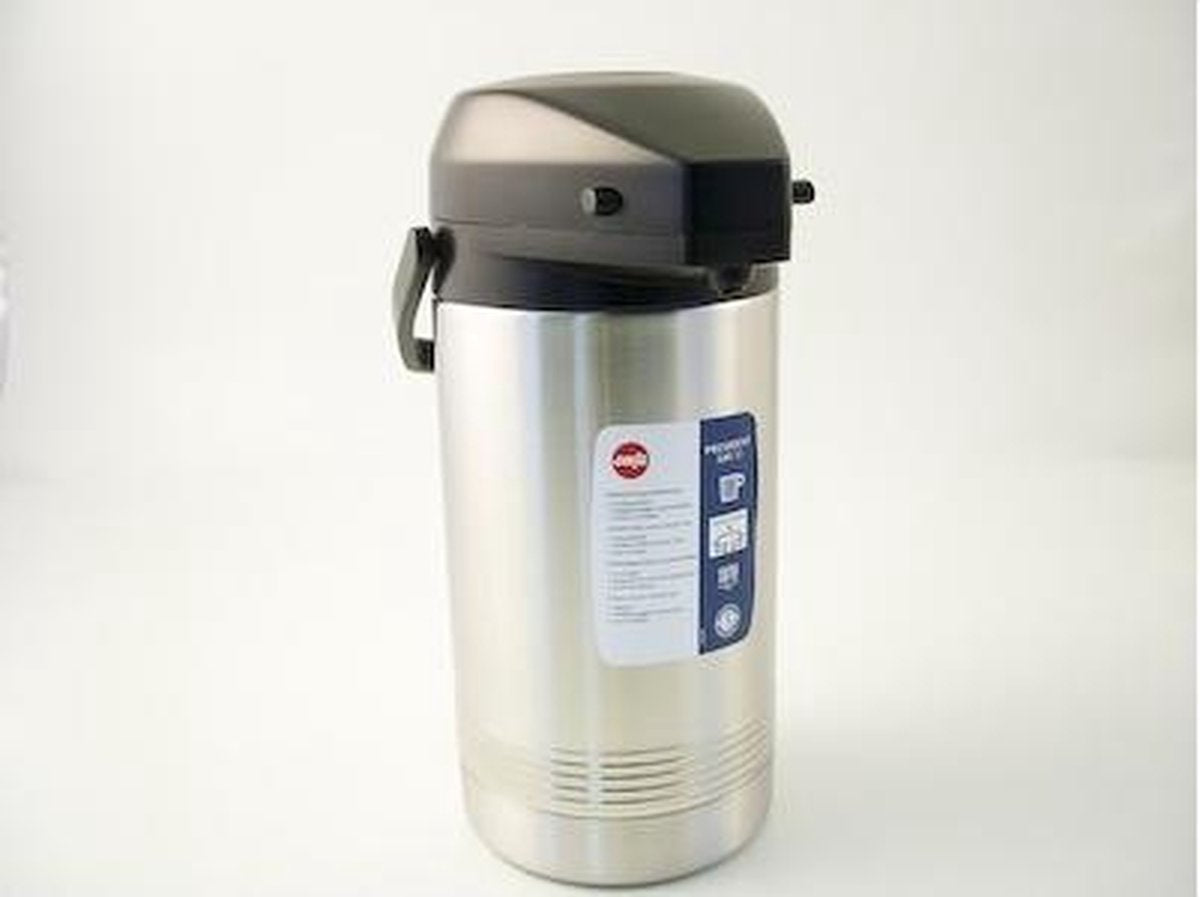 PRESIDENT Pompisoleerkan. 3.0L RVS/zwart