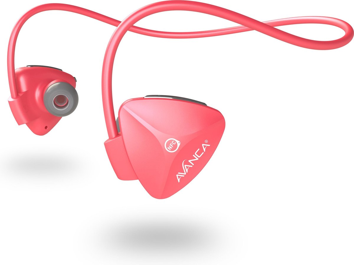 Avanca D1 In-Ear Bluetooth Sport Koptelefoon - Draadloze Oordopjes - Waterproof - Roze