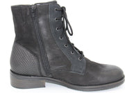 Helioform- biker boot zwart- dubbele rits- H- maat 37