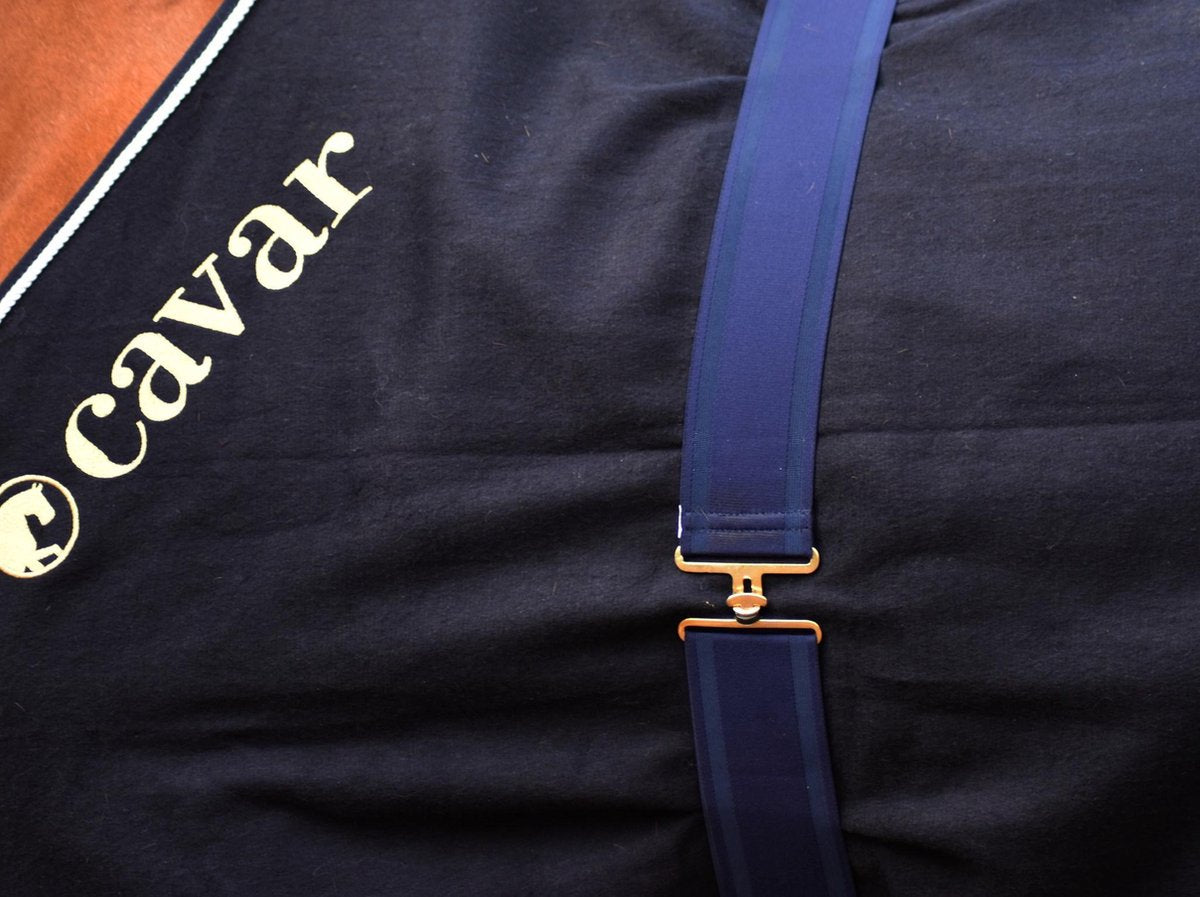 Cavar Dekensingel Donkerblauw - stieksingel - singel - elastiek