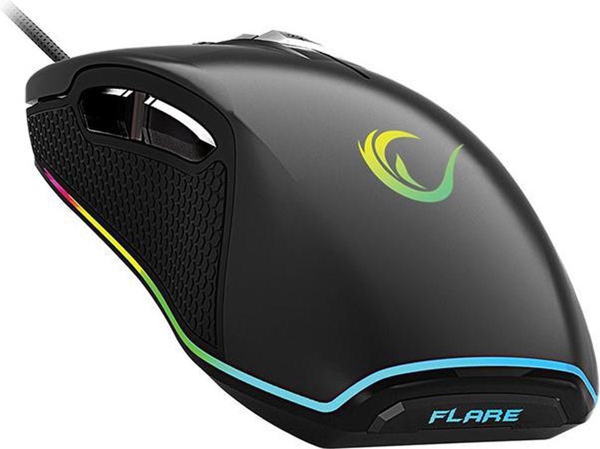 Rampage Flare RGB gaming muis SMX-R51 - 10000 dpi - met macro software