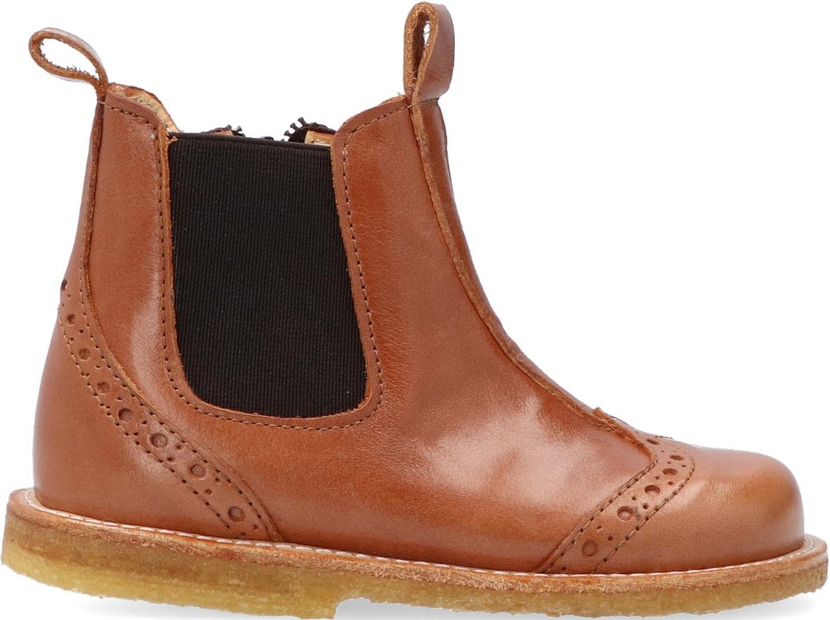 Angulus 6024-101 Chelsea boots - Enkellaarsjes - Meisjes - Cognac - Maat 23
